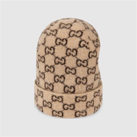 cappello gucci lana beige|Cappelli Gucci in Lana Beige taglia 57 cm .